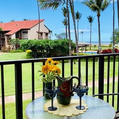 One Bd Partial Ocean, AC, wifi, Hot Tub, Pool B205