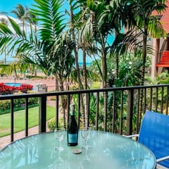 One Bd Partial Ocean, AC, wifi, Pool, Hot tub B210