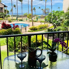 One Bd Partial Ocean, AC, wifi, Pool,Hot tub, B211