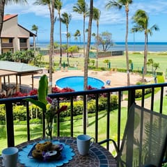 Two Bd Partial Ocean, AC,wifi, Hot Tub, Pool B311